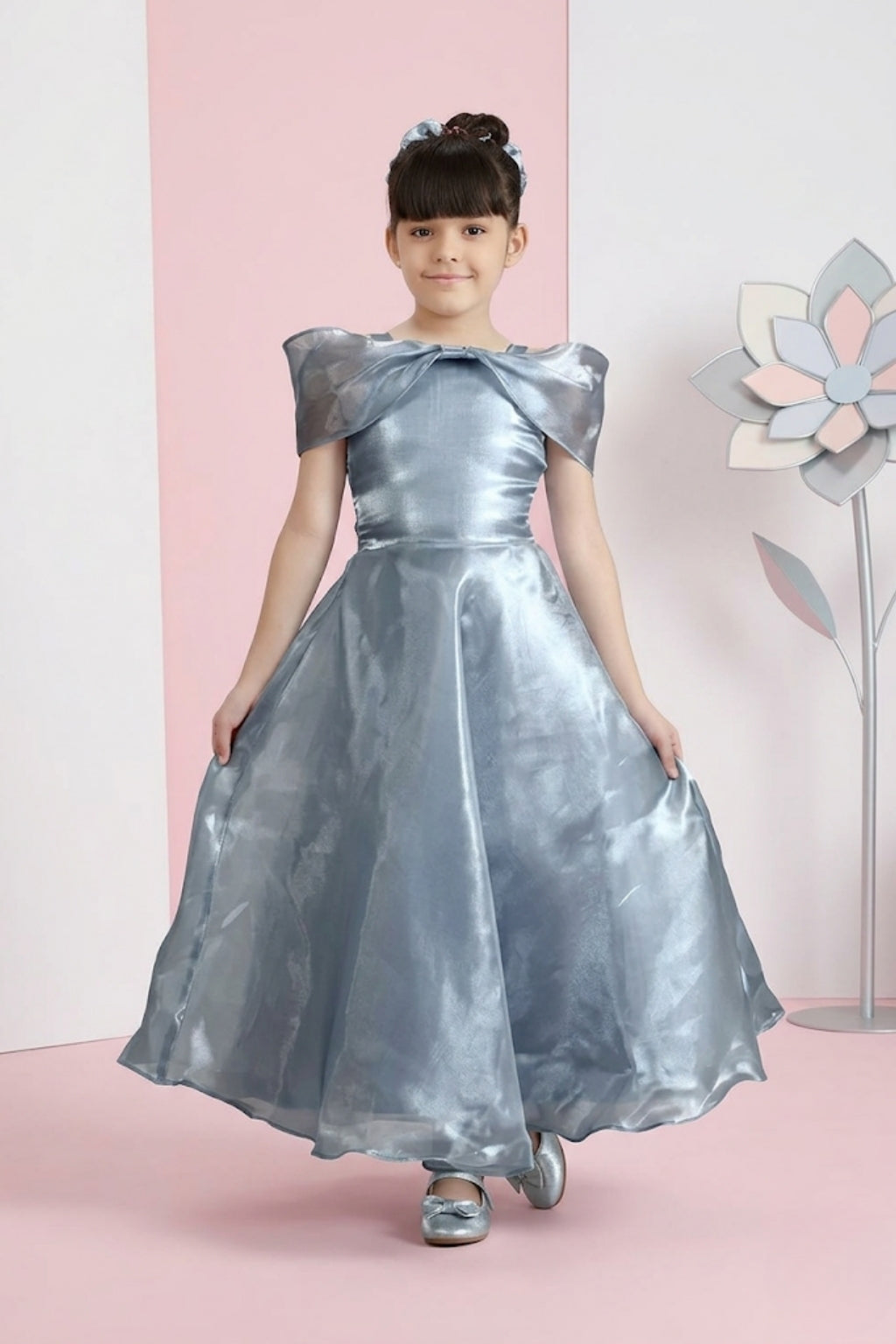 Blue Cinderella Gown – Fairytale Party Dress G382 – Tiny Girl