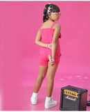 Hot Pink Bow Co-ord Set for Girls – Party Wear