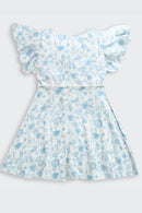 Blue Blossom Flutter Dress M2455