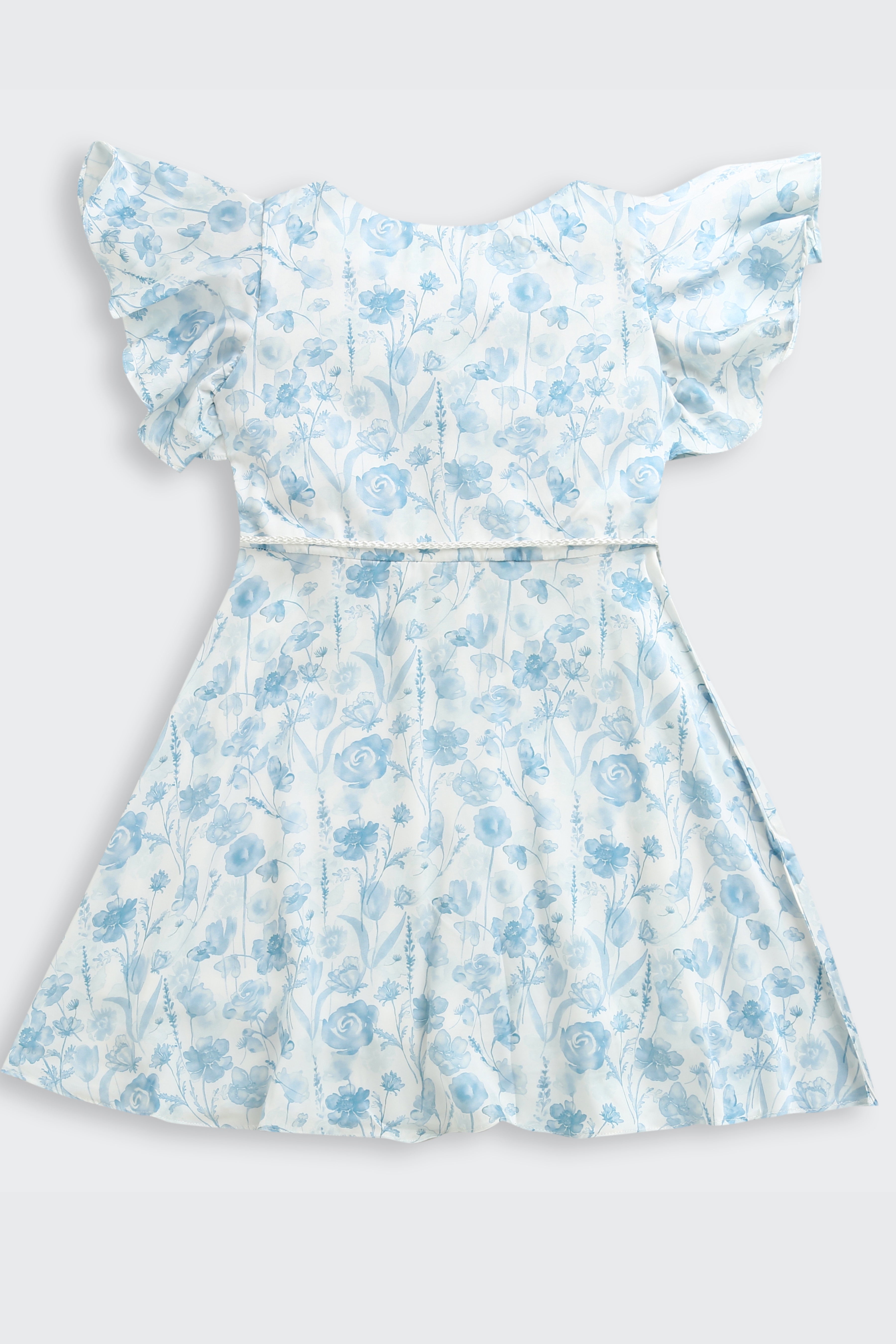 Blue Blossom Flutter Dress M2455