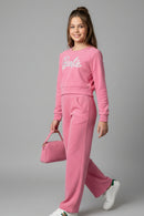 Barbie Girls Pink Co-ord Set – Stylish Winter Casual Wear