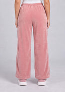 Barbie Peach Wide-Leg Pants with Contrast Piping BACO0022