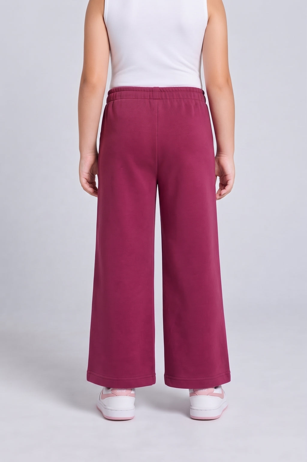 Barbie Berry Wide-Leg Drawstring Pants  BACO0024