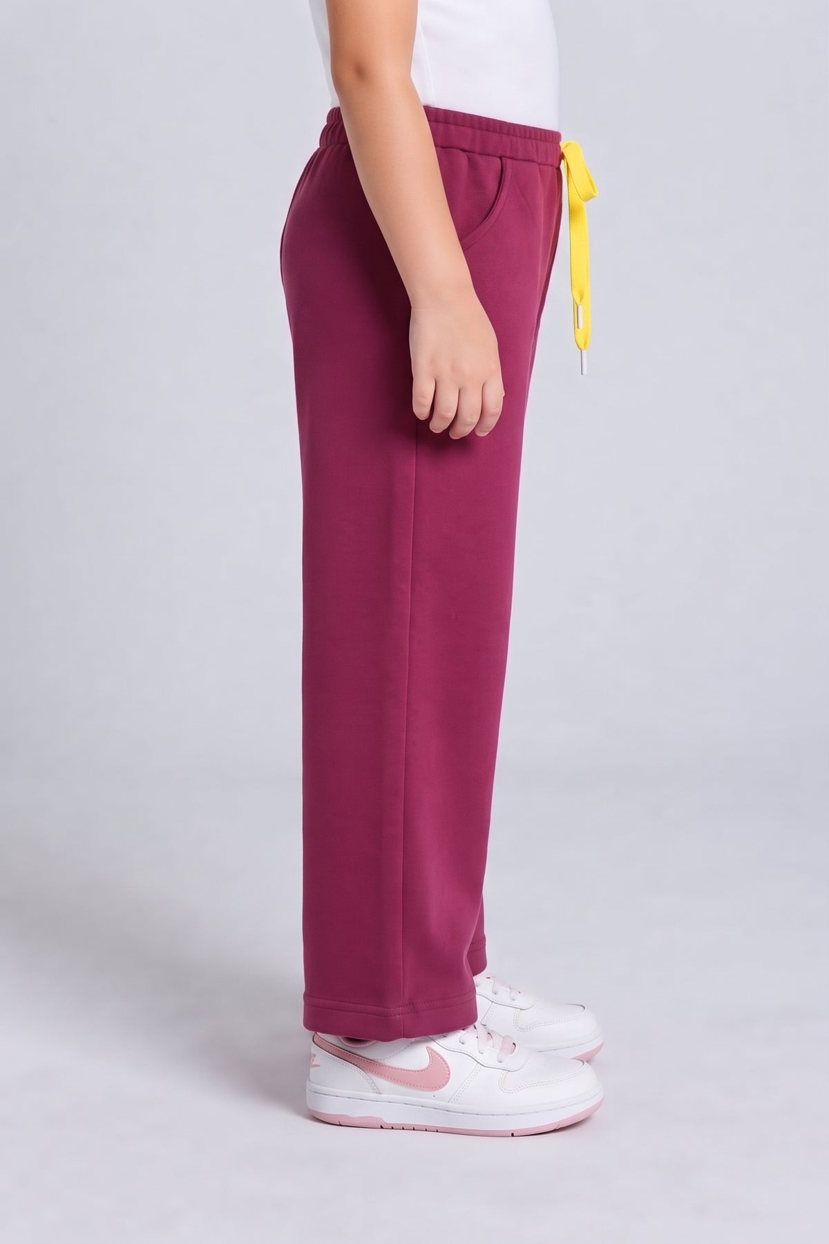 Barbie Berry Wide-Leg Drawstring Pants  BACO0024