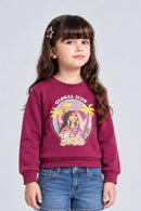 Barbie Global Icon Berry Graphic Sweatshirt BACO0024