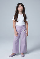 Barbie Lavender Wide-Leg Pants BACO0035