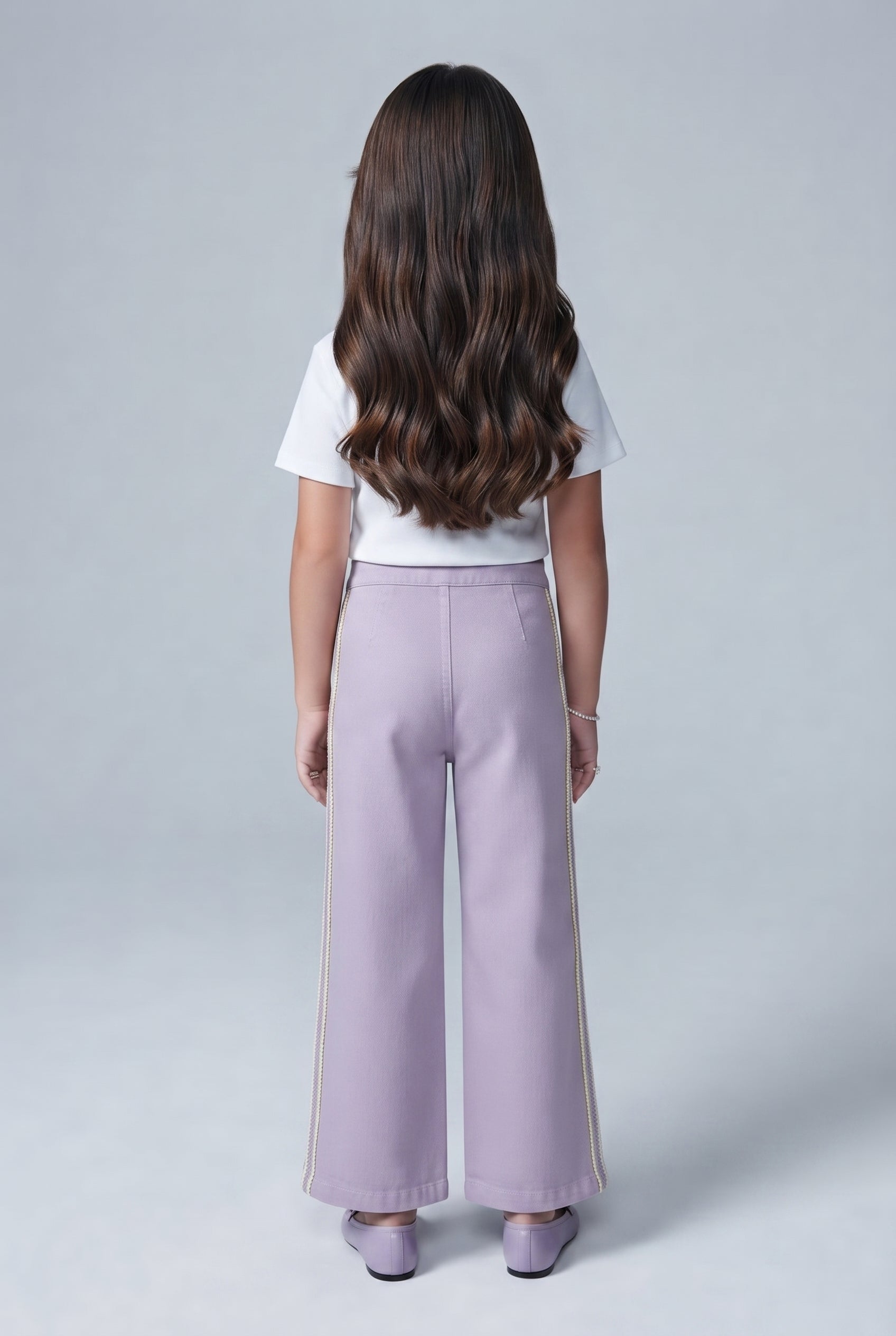 Barbie Lavender Wide-Leg Pants BACO0035