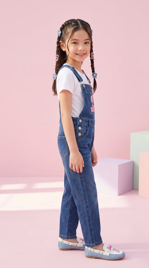 Barbie Blue Denim Dungaree BAD810