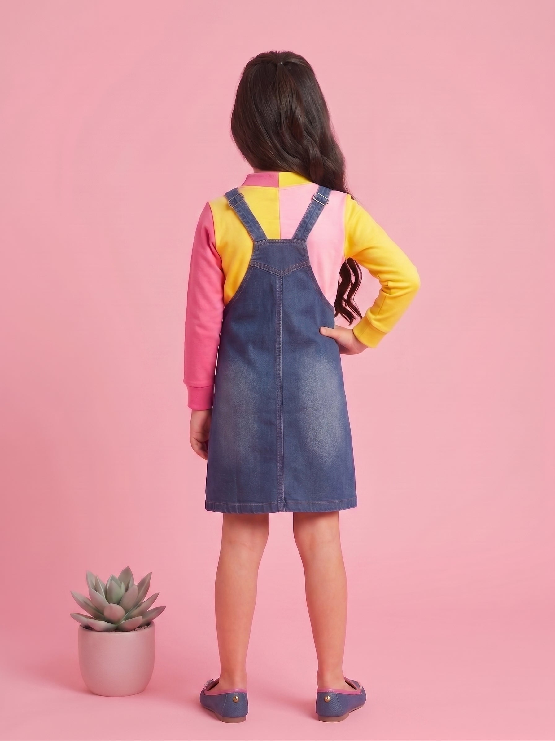 Barbie Girls Classic Blue Denim Dungarees D811