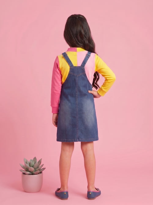 Barbie Girls Classic Blue Denim Dungarees D811