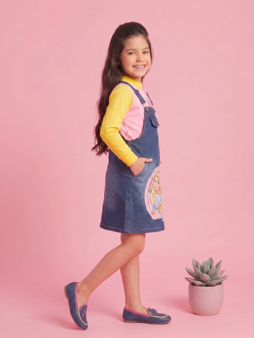 Barbie Girls Classic Blue Denim Dungarees D811