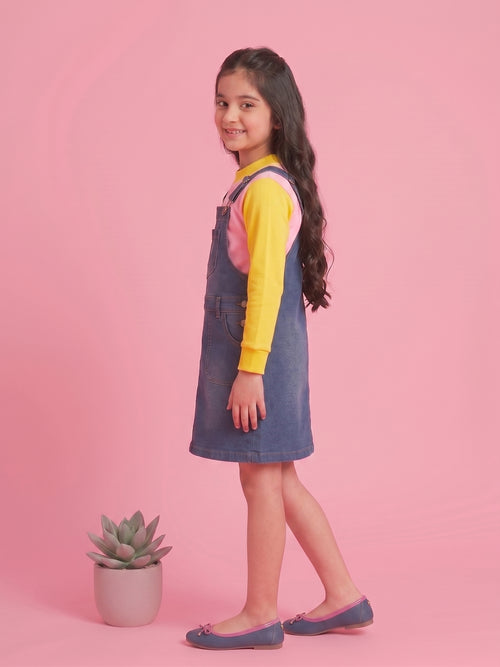 Barbie Girls Classic Blue Denim Dungarees D811