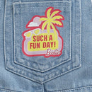 Barbie Girls Light Blue Denim Dungaree – Casual Western Wear