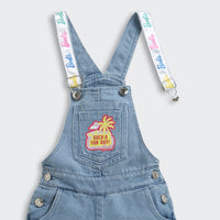 Barbie Girls Light Blue Denim Dungaree – Casual Western Wear