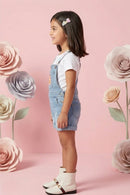 Barbie Girl Light Blue Denim Dungaree BAD825