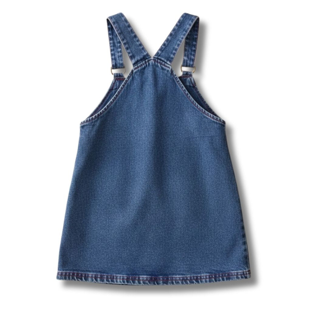 Barbie Blue Denim Pinafore Dungaree BAD837