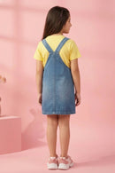 Barbie Girls Light Blue Denim Dungaree BAD850