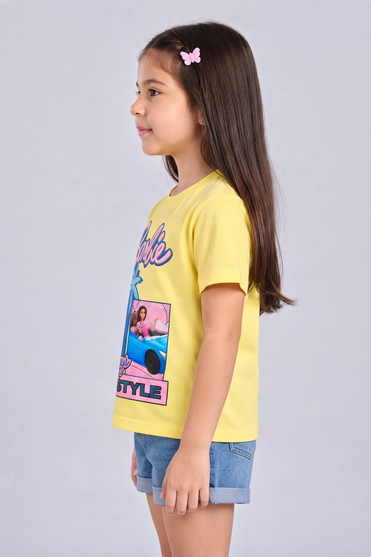 Barbie Yellow Always in Style Graphic T-Shirt BAD854