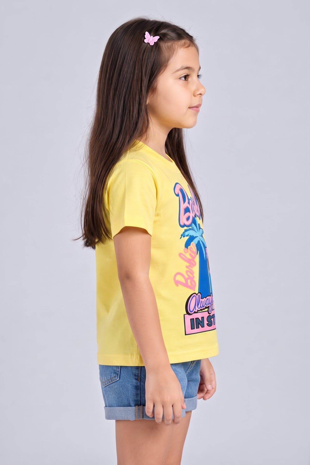 Barbie Yellow Always in Style Graphic T-Shirt BAD854