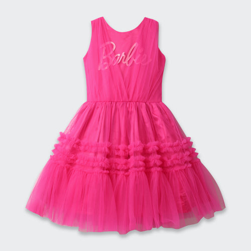 Barbie Pink Tulle Party Dress BAF202