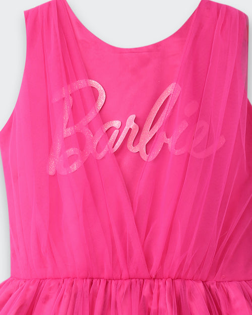 Barbie Pink Tulle Party Dress BAF202