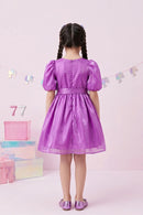 Barbie Girls Puff Sleeve Party Dress BAF223