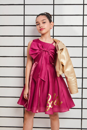 Barbie Satin Bow Detail Party Dress BAF225
