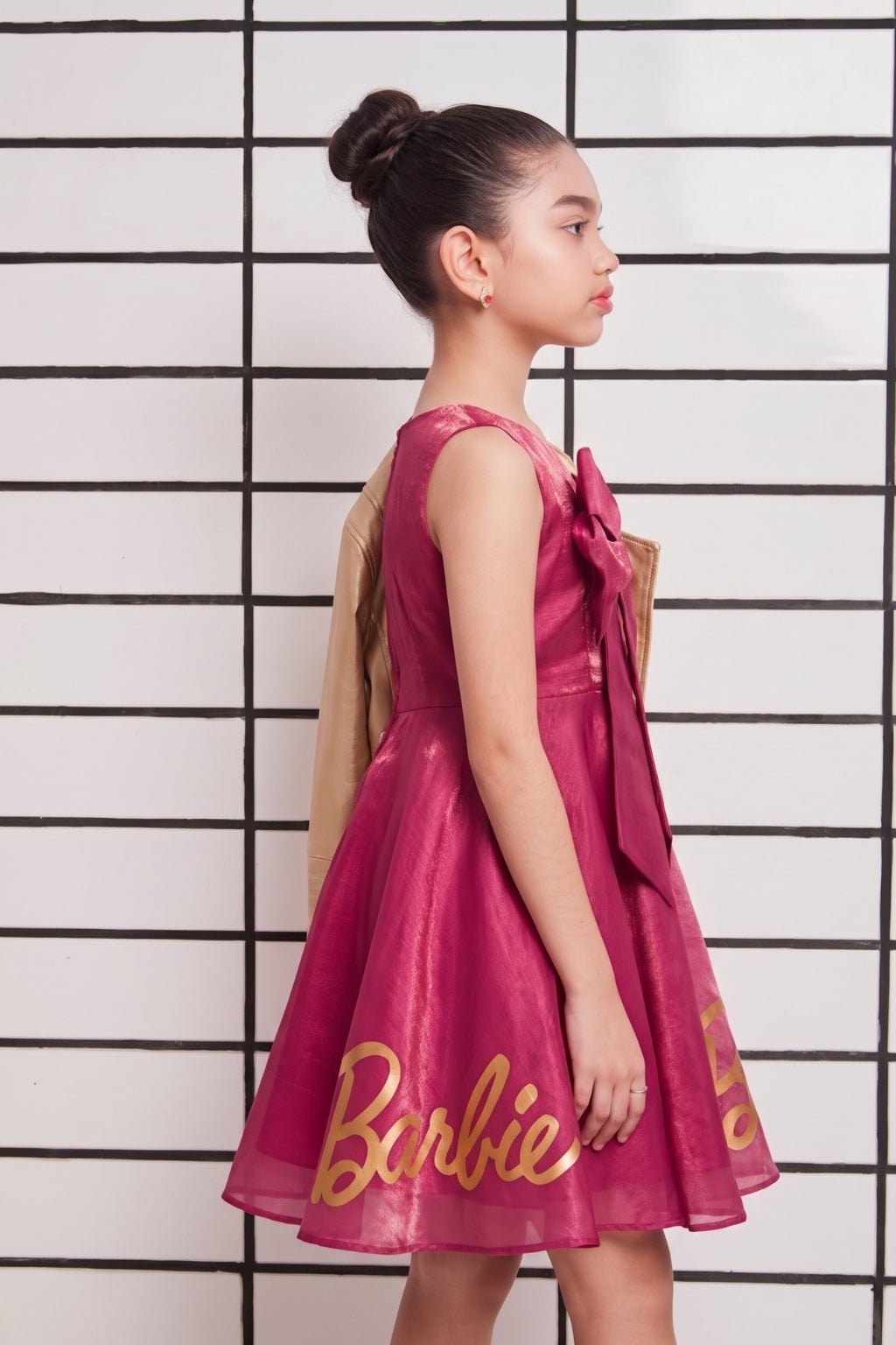 Barbie Satin Bow Detail Party Dress BAF225