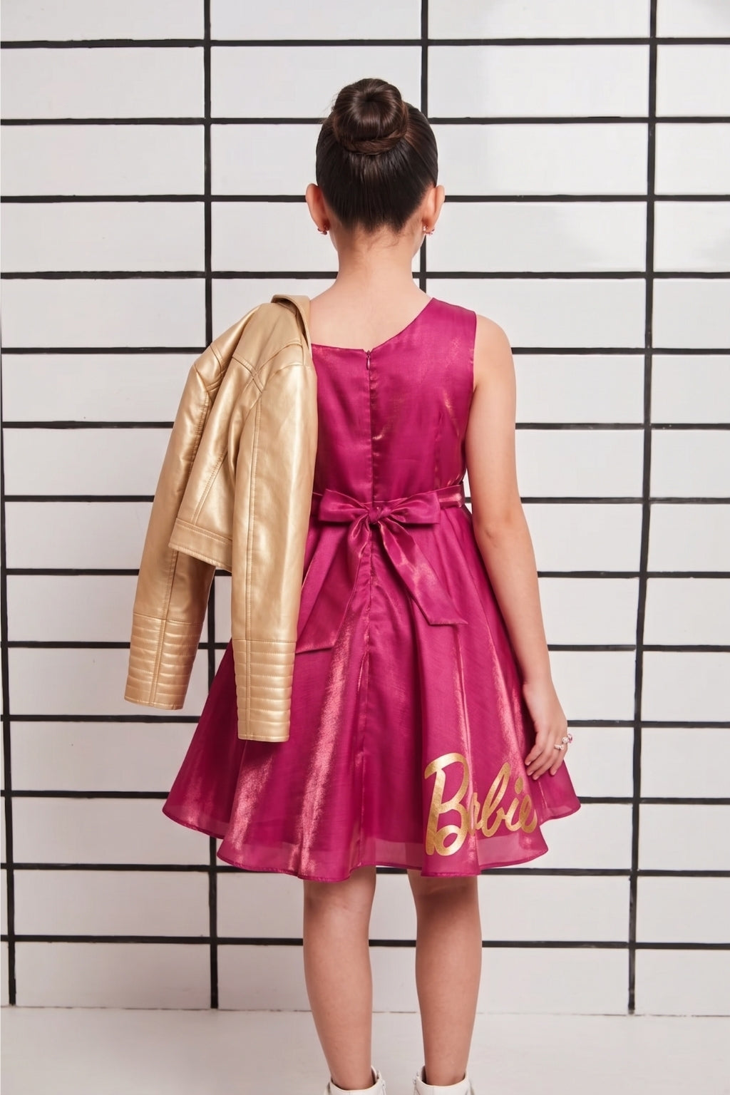 Barbie Satin Bow Detail Party Dress BAF225