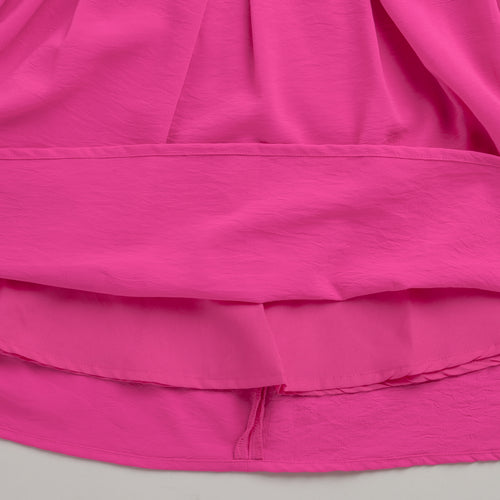 Barbie Hot Pink Crepe Bow Accent Dress BAF230