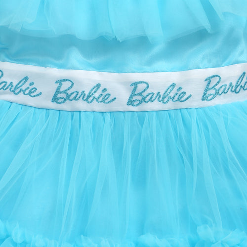 Barbie Sky Blue Tulle Layered Party Dress BAF232
