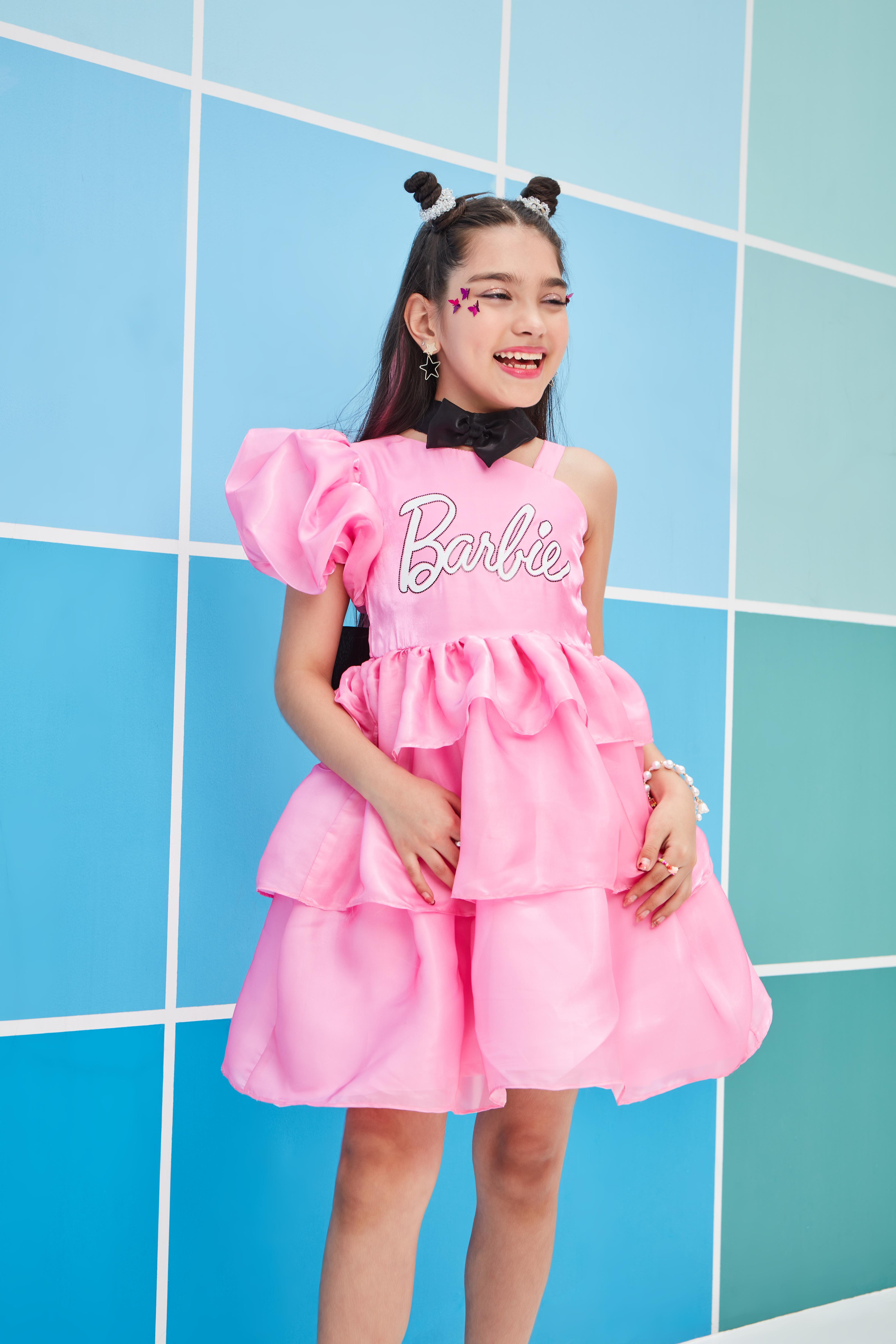 Pink Barbie Frock Online Shopping Barbie Light Pink Satin Layered Party Dress BAF239 Tiny Girl Pink Barbie Frock Online Shopping Barbie Light Pink Satin Layered Party Dress BAF239 Tiny Girl