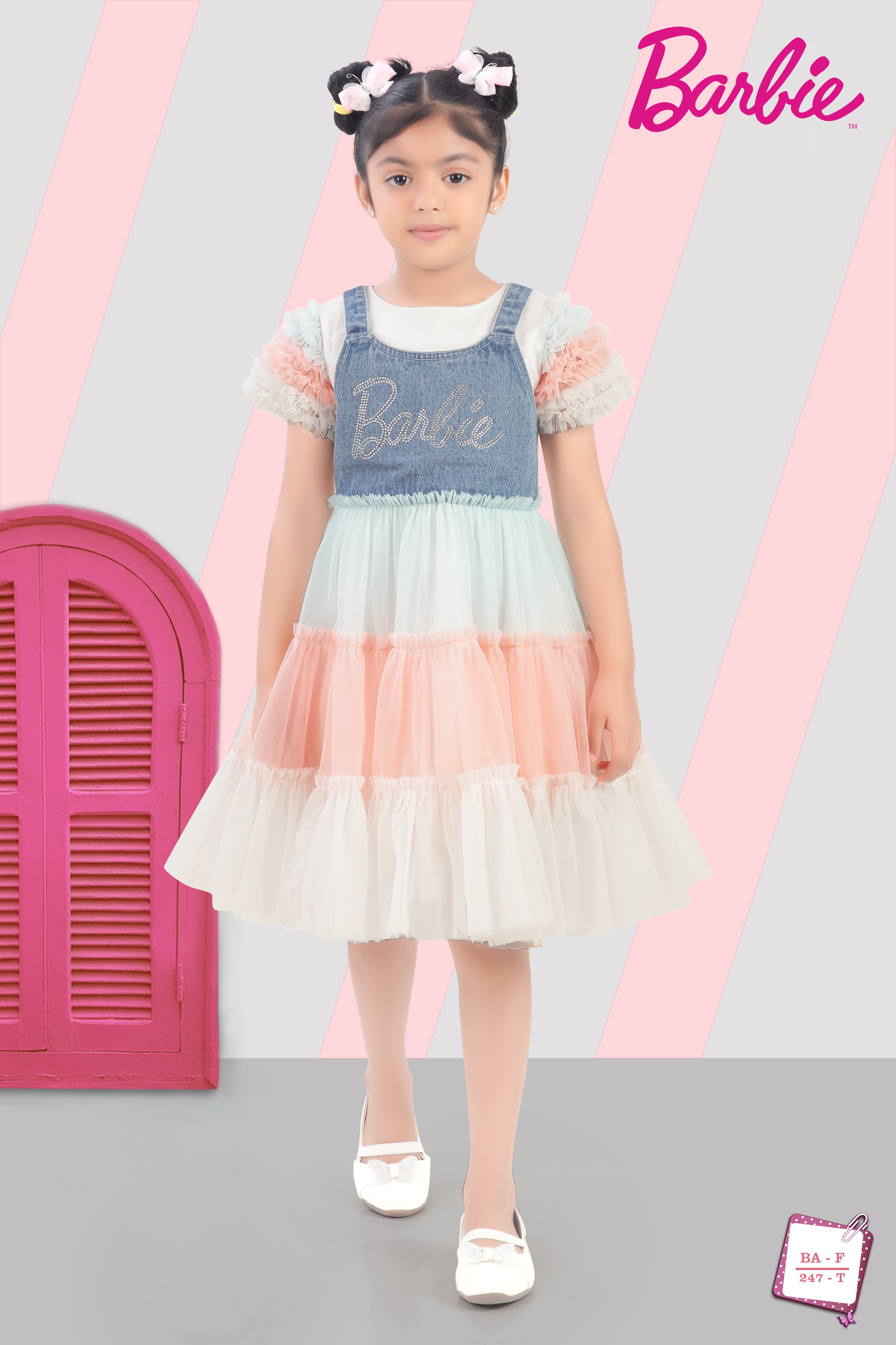 Barbie Girl Tulle Pastel Party Dress BAF247