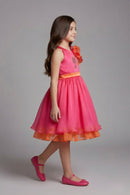 Barbie Hot Pink & Orange Party Dress BAF313