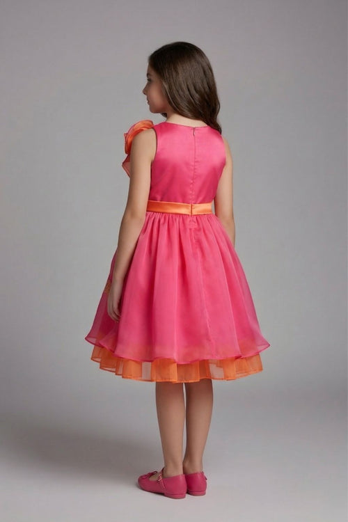 Barbie Hot Pink & Orange Party Dress BAF313