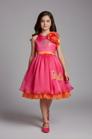 Barbie Hot Pink & Orange Party Dress BAF313