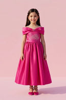 Girls Barbie Pink Party Dress BAG431