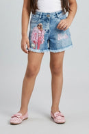 Barbie Dark Blue Denim Shorts BAH603