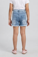 Barbie Dark Blue Denim Shorts BAH603