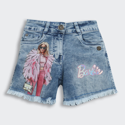 Barbie Dark Blue Denim Shorts BAH603