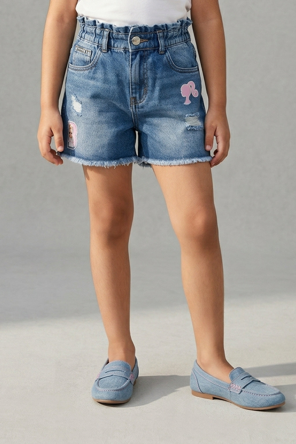 Barbie Blue Denim Shorts BAH605