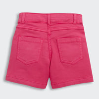 Barbie Hot Pink Cotton Utility Pocket Shorts For Girls | Stylish Summer Casual Wear | Kids | Tiny Girl India