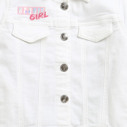 Barbie White Denim Jacket BAJ2031