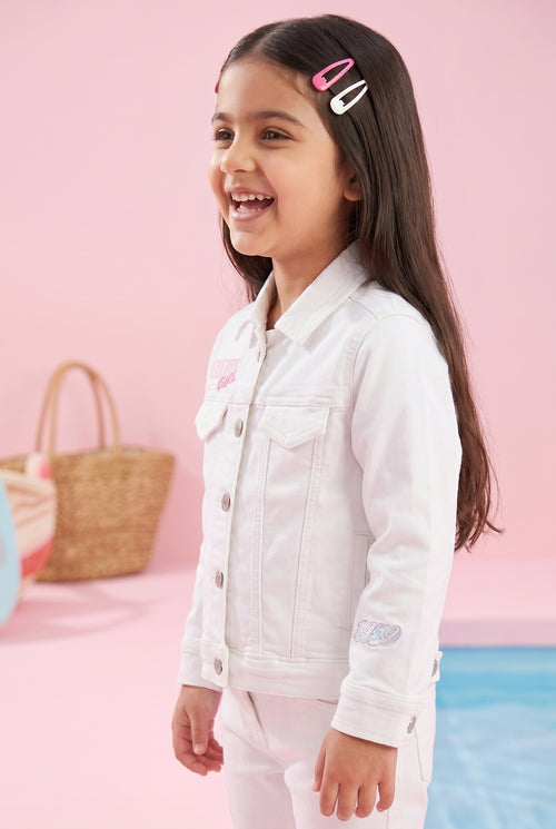 Barbie White Denim Jacket BAJ2031