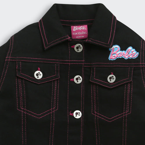 Barbie Black Denim Jacket BAJ2051