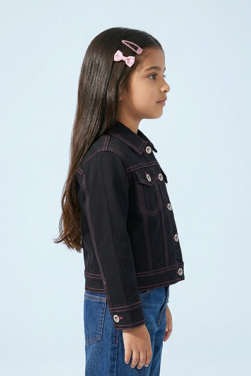 Barbie Black Denim Jacket BAJ2051