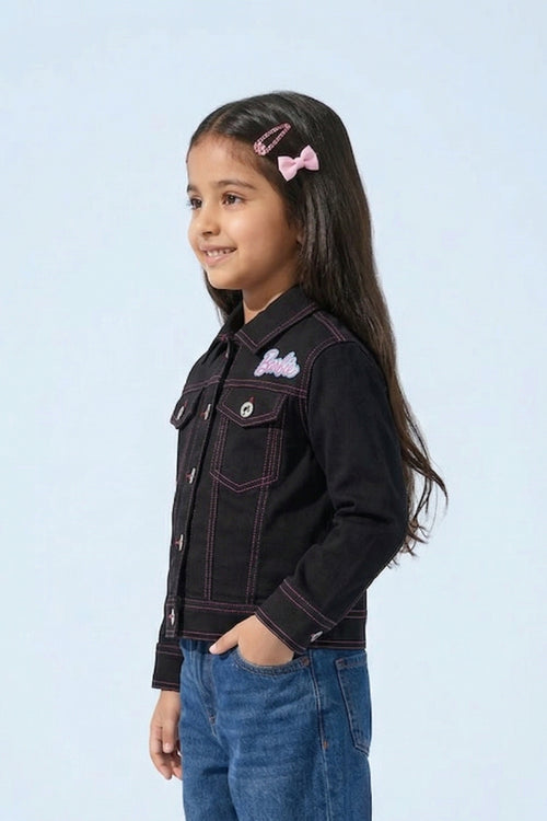 Barbie Black Denim Jacket BAJ2051