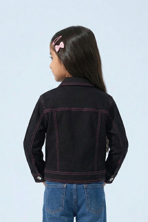 Barbie Black Denim Jacket BAJ2051