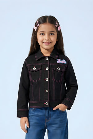 Barbie Black Denim Jacket BAJ2051