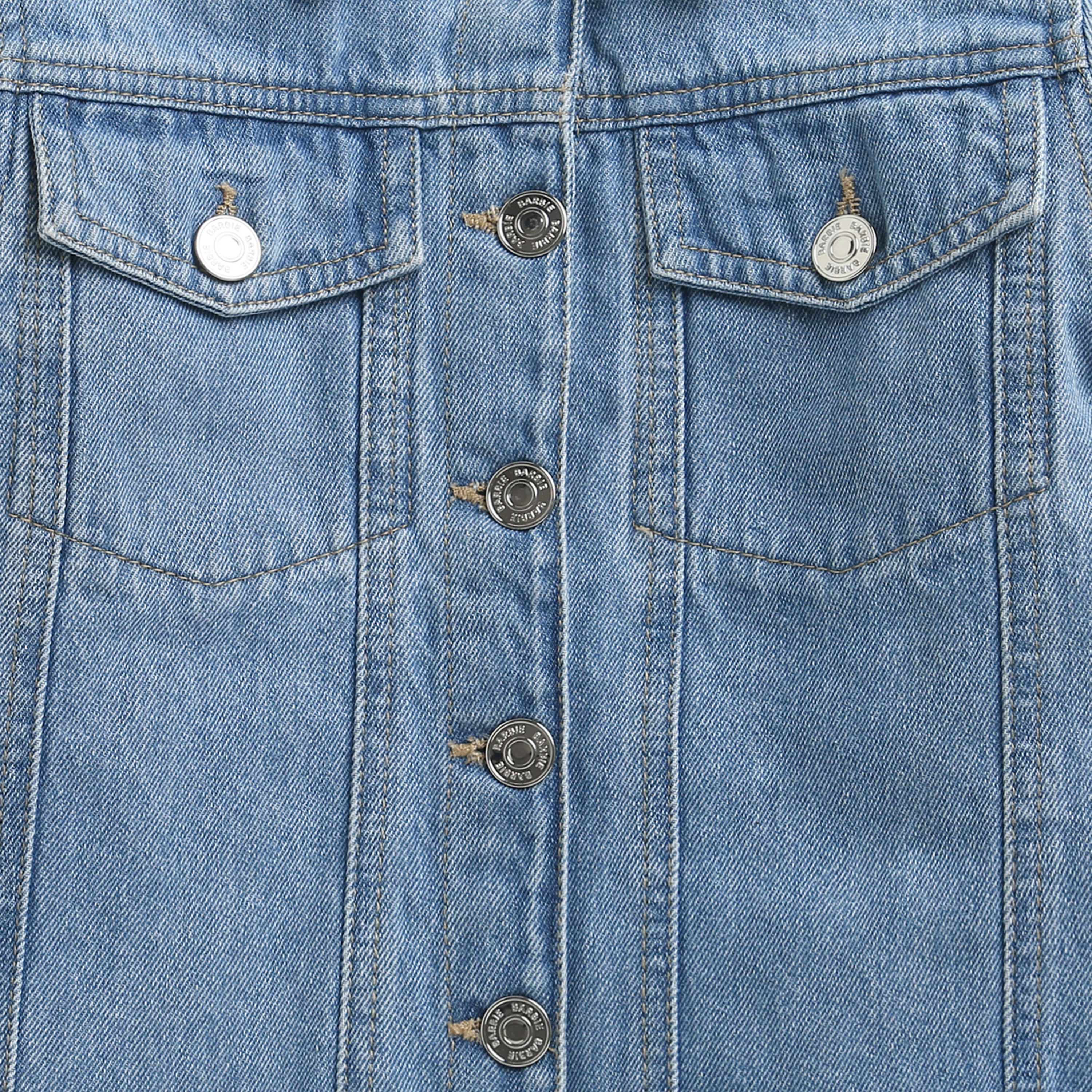 Barbie Classic Blue Denim Jacket For Girls | Casual Everyday Outerwear | Kids | Tiny Girl India